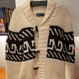 Vince Shawl Collar Wool Blend Cardigan